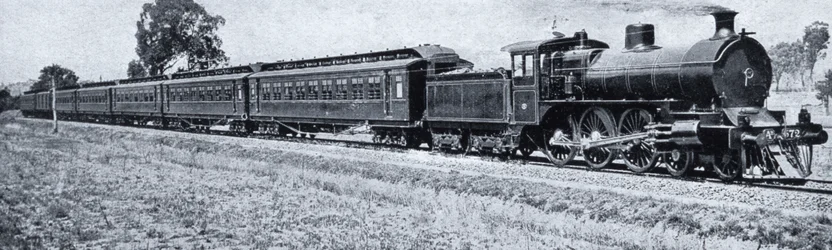 Melbourne-Sydney Express, ca. 1900, aus 